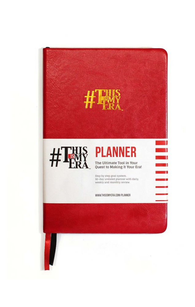 90 Day Planner - Red (UK Version PRE-ORDER)