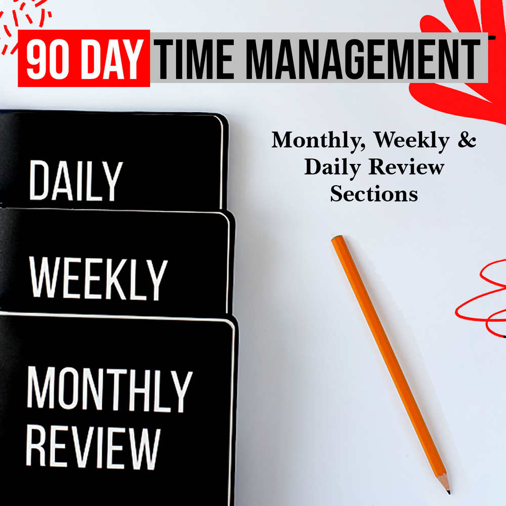 #ThisIsMyEra 90 Day Planner - Red Spiral Bound UK ONLY