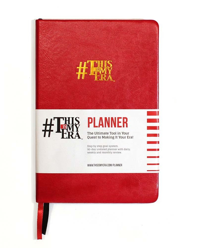 #ThisIsMyEra 90 Day Planner - Red