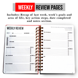 #ThisIsMyEra 90 Day Planner - Red Spiral Bound UK ONLY