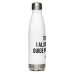 Today, I Allow Joy To Guide My Choices - Water Bottle
